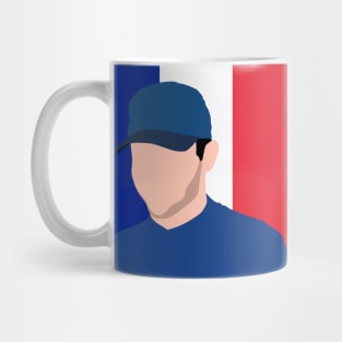 Esteban Ocon Face Art - Flag Edition Mug